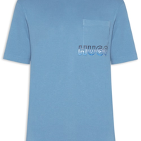 Camiseta Masculina Manga Curta Gola Careca Nogoste - Azul