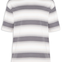 Camiseta Masculina Manga Curta Nisote - Cinza
