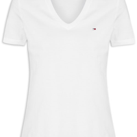 Camiseta Feminina Heritage V Neck Tee - Branco