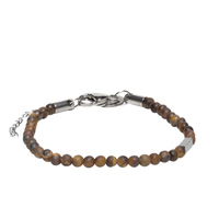 Pulseira Masculina Zeng Em Coqueiro - Marrom