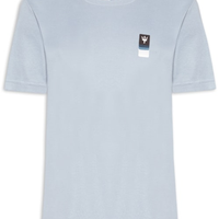 Camiseta Masculina Manga Curta Tridente Degradê - Azul