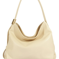 Bolsa Feminina Hobo Couro - Bege