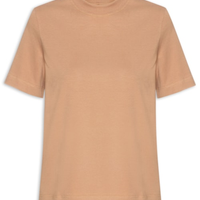 Camiseta Feminina Boxy - Marrom