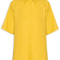 Camisa Feminina Oversized - Amarelo