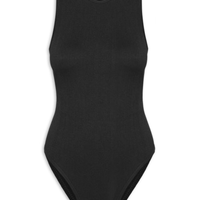 Body Comfy Sem Costura Decote Careca - Preto