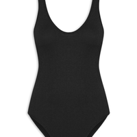 Body Comfy Sem Costura Decote U - Preto