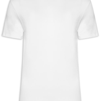 Camiseta Masculina Em Ribana Com Logo Monograma - Branco