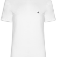 Camiseta Masculina Logo Serif Font - Branco