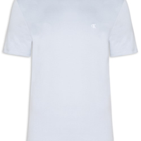 Camiseta Masculina Logo Serif Font - Azul