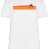 Camiseta Masculina Big Shirt Sunset Box - Branco