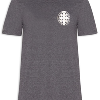 Camiseta Masculina Estampa São Bento - Cinza