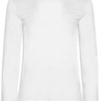 Camiseta Masculina Pijama ML Sleeve Crew Neck - Branco