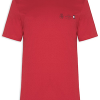 Camiseta Masculina Regular Fit Crest Out - Vermelho