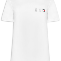 Camiseta Masculina Regular Fit Crest Out - Branco