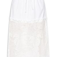 Saia Cotton Palm Pietra - Branco
