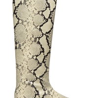 Bota Feminina Wally Flat Boot - Cinza