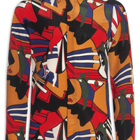 Camisa Masculina Seda Ml Oversized Baila - Marrom