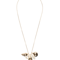 Colar Feminino Pingentes Do Mar - Dourado