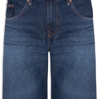 ?Bermuda Masculina Jeans Brooklyn Boston 5 Pocket - Azul
