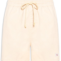 Short Masculino Color Com Elástico No Cós - Amarelo