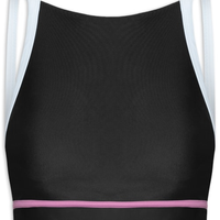 Top Regata Liso Pop - Preto