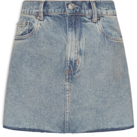 Saia Jeans Box Gray Silk - Azul