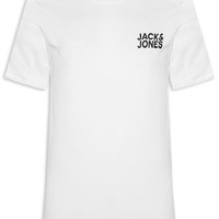 Camiseta Masculina Logo Slim Fit Em Algodão - Off White