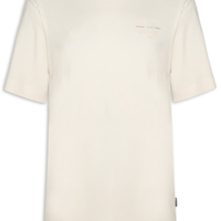 Camiseta Masculina Estampa Urban Edge Studio - Branco