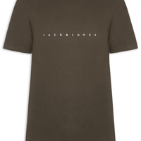 Camiseta Masculina Estampa - Marrom