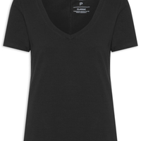 Camiseta Feminina Salva Looks - Preto