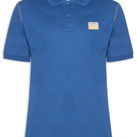 Polo Masculina Loose Fit 1933 Petit Piquet - Azul