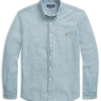 Camisa Masculina Poplin Cotton Sport - Azul