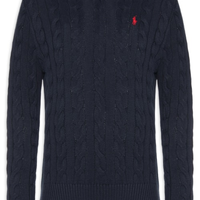 Suéter Masculino Driver Crewneck Roving Cotton - Azul