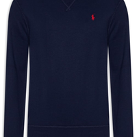 Moletom Masculino Classic Fit Rl Fleece - Azul