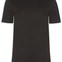 Camiseta Masculina Algodão Pima Gola Careca - Marrom