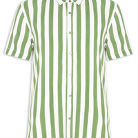 Camisa Masculina Manga Curta Listrada - Verde