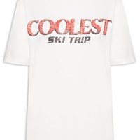 Camiseta Feminina Oversized Coolest - Off White