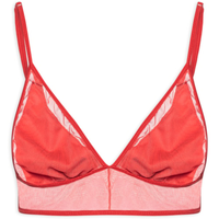 Top Tule Mush Organic Red - Vermelho