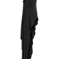 Blusa Feminina Alongada Assimétrica - Preto