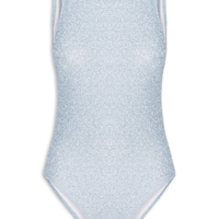 Body Carnaval Em Lurex - Azul