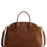 Bolsa Feminina Soft Empire Carryall 40 Suede WA - Marrom