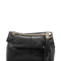 Bolsa Feminina Pequena Leather Glove - Preto