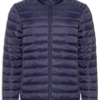 Jaqueta Masculina Puffer Básica - Azul