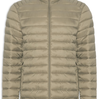 Jaqueta Masculina Puffer Básica - Bege