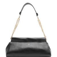 Bolsa Feminina Shoulder Couro Grande - Preto