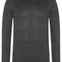Suéter Masculino Gola Redonda Básico - Preto