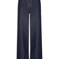 Calça Feminina Pantalona Jeans - Azul