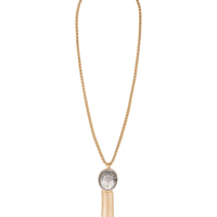 Colar Feminino Franjas - Dourado