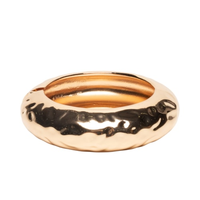 Bracelete Feminino Texturizado - Dourado