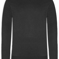 Suéter Masculino Gola V Casual - Preto